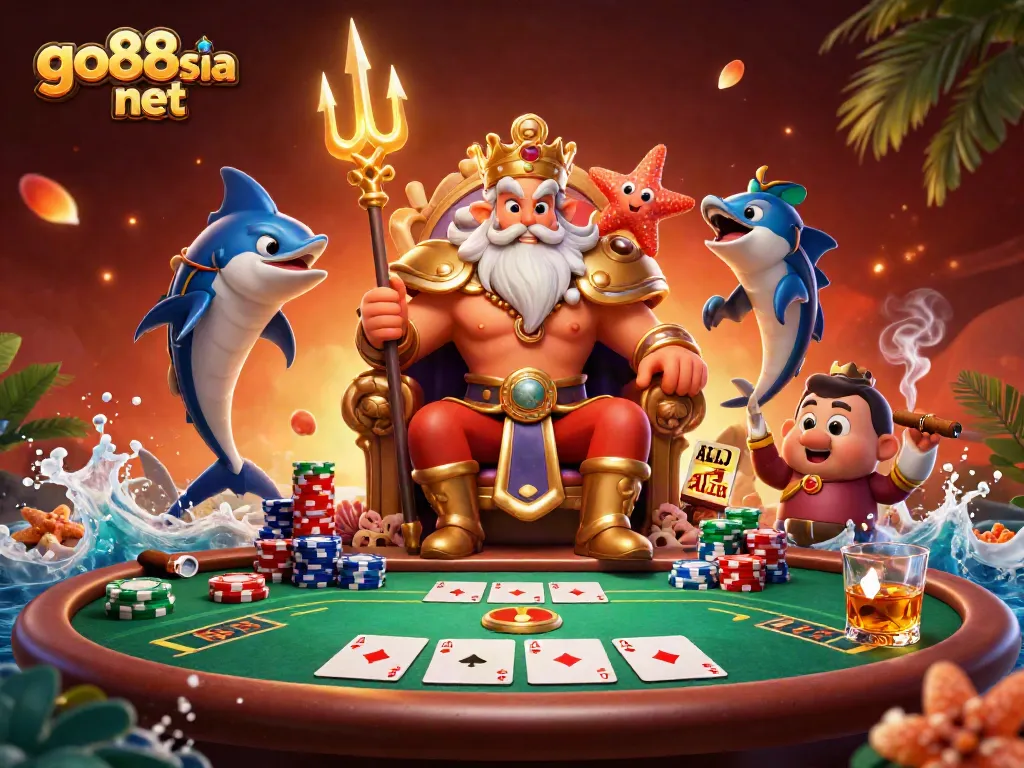 Experience the thrilling action of poker and casino games at go88asia net with vibrant 3D characters.