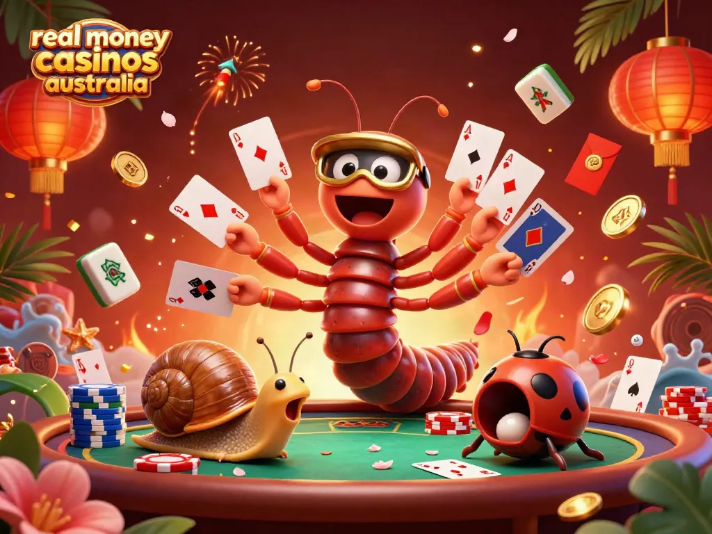 Experience real money casinos Australia with vibrant characters and exciting gameplay elements.